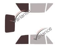 Film solaire sur mesure (Film teinté) VARIANCE AUTO ref. k-3-2552-2-32