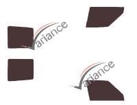 VARIANCE AUTO Film solaire sur mesure pour FIAT: Fiorino (Ref: k-3-639-1-45)