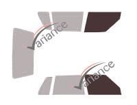 Film solaire sur mesure (Film teinté) VARIANCE AUTO ref. k-3-689-3-54