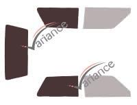Film solaire sur mesure (Film teinté) VARIANCE AUTO ref. k-3-690-2-32