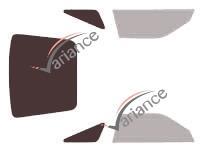 Film solaire sur mesure (Film teinté) VARIANCE AUTO ref. k-3-2500-2-32