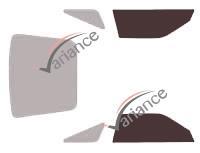 Film solaire sur mesure (Film teinté) VARIANCE AUTO ref. k-3-2500-3-54