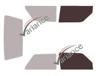 Film solaire sur mesure (Film teinté) VARIANCE AUTO ref. k-3-2553-3-54