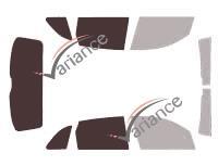 Film solaire sur mesure (Film teinté) VARIANCE AUTO ref. k-3-107-2-32