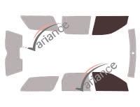 VARIANCE AUTO Film solaire sur mesure pour FORD: Mondeo (Ref: k-3-799-3-54)