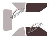 Film solaire sur mesure (Film teinté) VARIANCE AUTO ref. k-3-1466-3-54