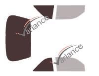 Film solaire sur mesure (Film teinté) VARIANCE AUTO ref. k-3-1479-2-54