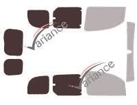 Film solaire sur mesure (Film teinté) VARIANCE AUTO ref. k-3-2108-2-33