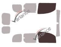 Film solaire sur mesure (Film teinté) VARIANCE AUTO ref. k-3-3214-3-54