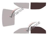 Film solaire sur mesure (Film teinté) VARIANCE AUTO ref. k-3-832-3-54