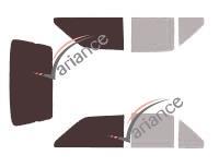 Film solaire sur mesure (Film teinté) VARIANCE AUTO ref. k-3-2599-2-32