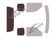 Film solaire sur mesure VARIANCE AUTO k-3-1402-2-54 Film solaire sur mesure VARIANCE AUTO k-3-1402-2-54