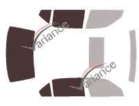 Film solaire sur mesure (Film teinté) VARIANCE AUTO ref. k-3-161-2-32
