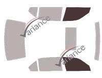Film solaire sur mesure (Film teinté) VARIANCE AUTO ref. k-3-161-3-54