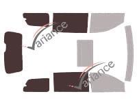 Film solaire sur mesure (Film teinté) VARIANCE AUTO ref. k-3-426-2-32