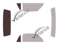 Film solaire sur mesure (Film teinté) VARIANCE AUTO ref. k-3-529-2-32