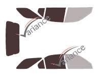 Film solaire sur mesure (Film teinté) VARIANCE AUTO ref. k-3-1003-2-33