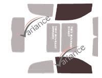 Film solaire sur mesure (Film teinté) VARIANCE AUTO ref. k-3-1287-3-54