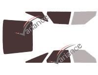 Film solaire sur mesure (Film teinté) VARIANCE AUTO ref. k-3-2188-2-33