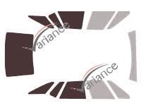 Film solaire sur mesure (Film teinté) VARIANCE AUTO ref. k-3-499-2-33