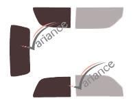 Film solaire sur mesure (Film teinté) VARIANCE AUTO ref. k-3-532-2-33