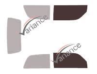 Film solaire sur mesure (Film teinté) VARIANCE AUTO ref. k-3-532-3-54
