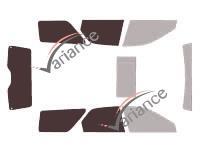 Film solaire sur mesure (Film teinté) VARIANCE AUTO ref. k-3-2116-2-33
