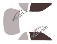 Film solaire sur mesure (Film teinté) VARIANCE AUTO ref. k-3-2198-3-54