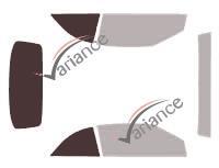 Film solaire sur mesure (Film teinté) VARIANCE AUTO ref. k-3-88-2-33