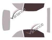 Film solaire sur mesure (Film teinté) VARIANCE AUTO ref. k-3-88-3-54