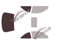 Film solaire sur mesure (Film teinté) VARIANCE AUTO ref. k-3-993-2-54