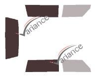 Film solaire sur mesure (Film teinté) VARIANCE AUTO ref. k-3-1199-2-32