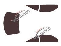 Film solaire sur mesure (Film teinté) VARIANCE AUTO ref. k-3-1421-1-45