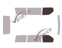 Film solaire sur mesure (Film teinté) VARIANCE AUTO ref. k-3-1510-3-54