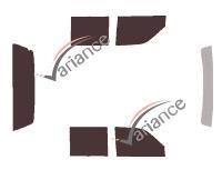 Film solaire sur mesure (Film teinté) VARIANCE AUTO ref. k-3-1594-1-45