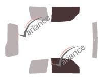 Film solaire sur mesure (Film teinté) VARIANCE AUTO ref. k-3-1626-3-54