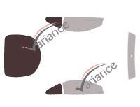 Film solaire sur mesure (Film teinté) VARIANCE AUTO ref. k-3-1579-2-32