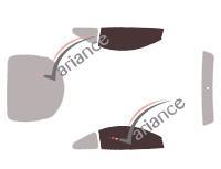 Film solaire sur mesure (Film teinté) VARIANCE AUTO ref. k-3-1579-3-54