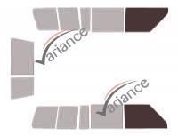 Film solaire sur mesure (Film teinté) VARIANCE AUTO ref. k-3-1721-3-54