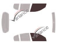 Film solaire sur mesure (Film teinté) VARIANCE AUTO ref. k-3-1650-3-54