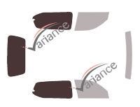 Film solaire sur mesure (Film teinté) VARIANCE AUTO ref. k-3-2449-2-32