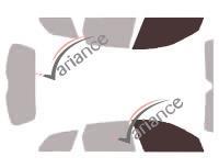 Film solaire sur mesure (Film teinté) VARIANCE AUTO ref. k-3-45-3-54