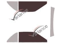 Film solaire sur mesure (Film teinté) VARIANCE AUTO ref. k-3-70-3-54