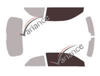 Film solaire sur mesure (Film teinté) VARIANCE AUTO ref. k-3-72-3-54