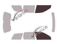 Film solaire sur mesure (Film teinté) VARIANCE AUTO ref. k-3-81-3-54