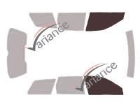 Film solaire sur mesure (Film teinté) VARIANCE AUTO ref. k-3-91-3-54