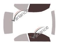 Film solaire sur mesure (Film teinté) VARIANCE AUTO ref. k-3-142-3-54