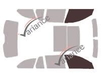 Film solaire sur mesure (Film teinté) VARIANCE AUTO ref. k-3-153-3-54
