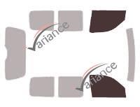Film solaire sur mesure (Film teinté) VARIANCE AUTO ref. k-3-438-3-54