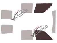 Film solaire sur mesure (Film teinté) VARIANCE AUTO ref. k-3-446-3-54